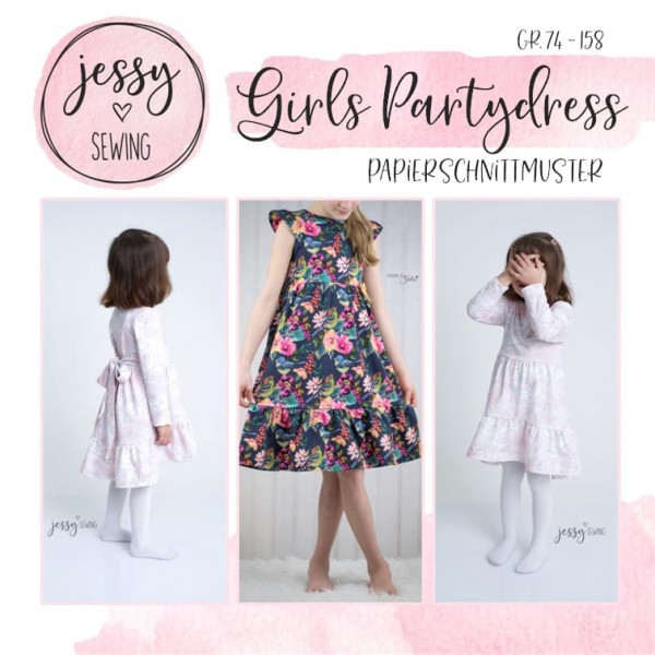 Papierschnittmuster - Jessy Sewing - Girls Partydress